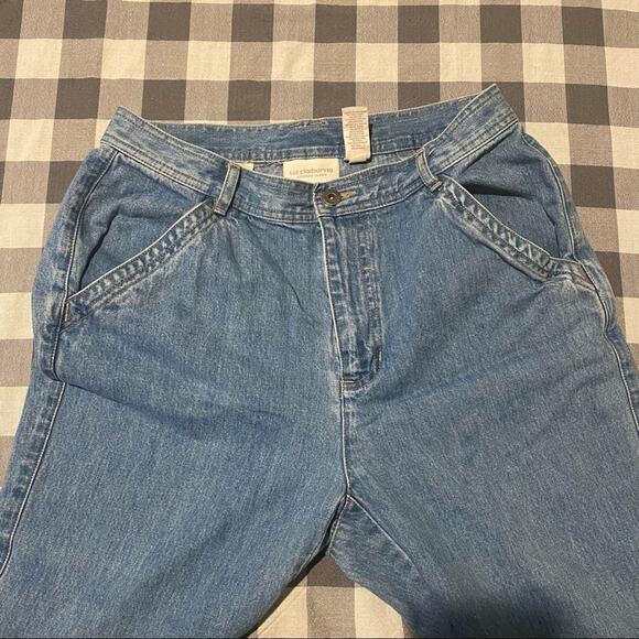 Vintage Liz Claiborne Mom Jean Capris Women's Size 8 Light Wash High Waisted - Picture 4 of 10